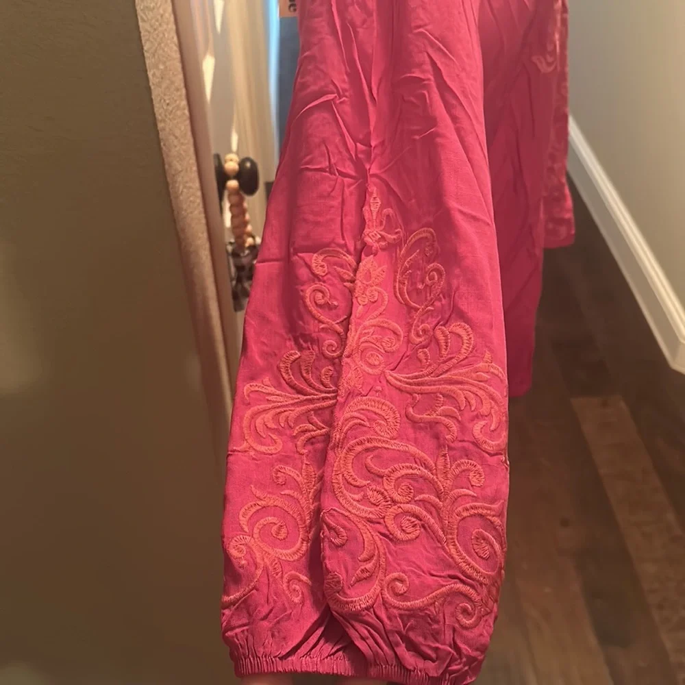 Pink Embroidered Savannah Jane Blouse - Picture 3 of 6